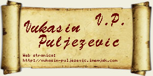 Vukašin Puljezević vizit kartica